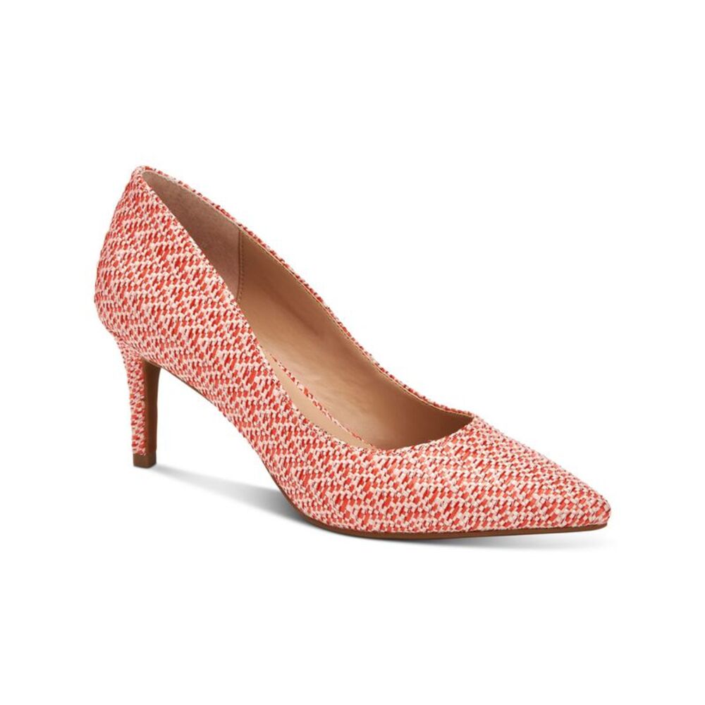 ALFANI Womens Coral Woven Padded Jeules Pointed Toe Stiletto Slip On Pumps 5 M